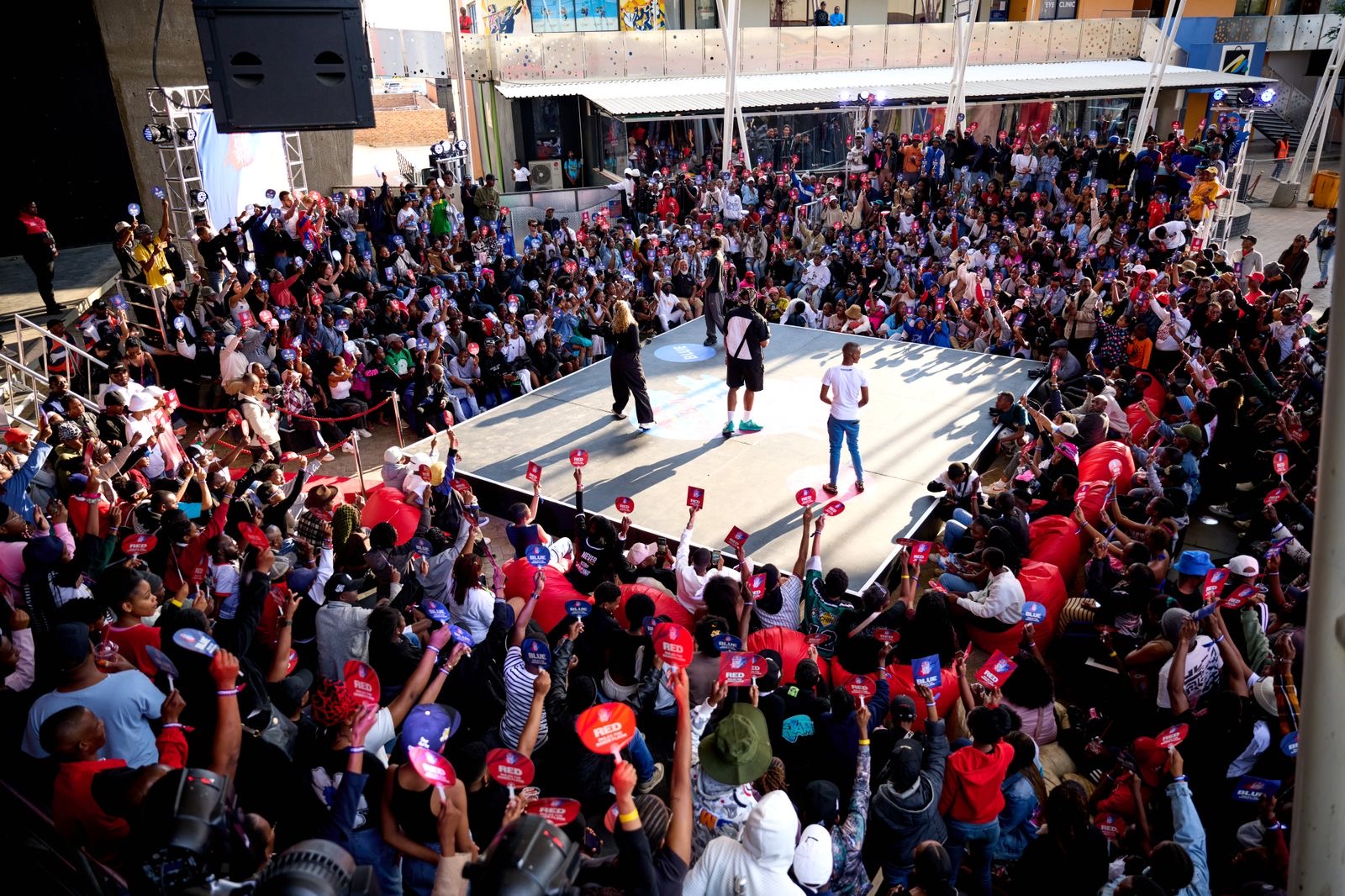 Red Bull Dance Your Style Botswana crowd and stage